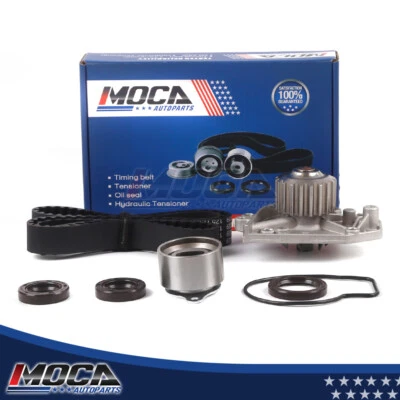 Timing Belt Kit w/ Water Pump Fit 96-01 Honda CR-V Acura Integra 1.8 2.0L MOCA - Image 1 of 4