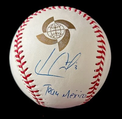 Logotipo assinado por JORGE CANTU World Baseball Classic WBC 2006 raios de beisebol México - Imagem 1 de 4