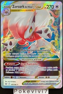 Carte Pokemon ZOROARK 147/196 Vstar Epée et Bouclier 11 EB11 FR NEUF - Foto 1 di 1