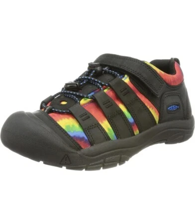 Keen Unisex Niños Newport Agua, Zapato de Senderismo Negro/original Tie Dye Talla: EE. UU.:6 Foto 1 de 4