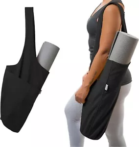 Yoga Mat Bag | The ORIGINAL YogiiiTote | Sling Obsidian Black - Picture 1 of 5