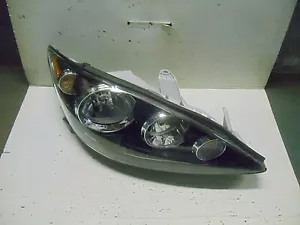 2005 2006 TOYOTA CAMRY PAIR BOTH HEADLIGHT HEAD LAMP LIGHTS  BLACK  REPLACEMENTS - Picture 1 of 10