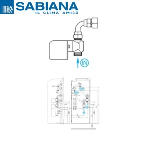 Sabiana Valvola a 2 vie per batteria principale + kit collegamento sciolti (gran - Imagen 1 de 1