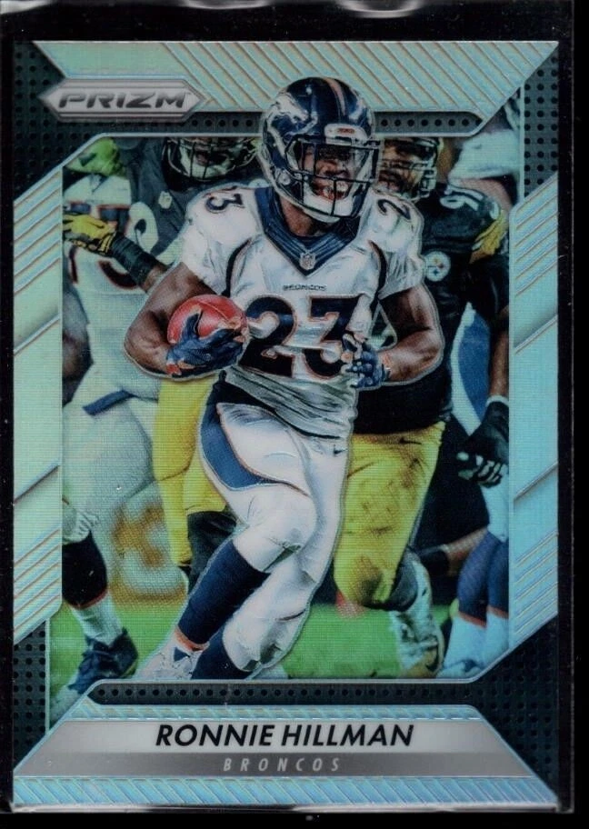 RONNIE HILLMAN BRONCOS MINT PRIZMS SILVER REFRACTOR SP 2016 PRIZM PANINI #124 - Image 1 of 1