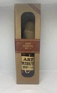 Art Tribute Purse Bag Strap Leather Crocodile Design Brown New Sealed - Picture 1 of 2