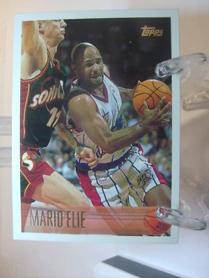 1996-97 Topps Basketball  #218 - Mario Elie - Houston Rockets  96-189 - Image 1 of 2