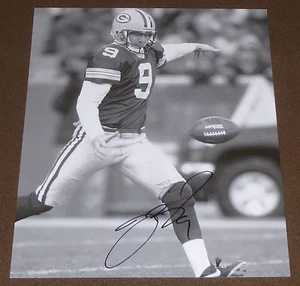 JOSH BIDWELL SIGNIERT GREEN BAY PACKERS 8x10 FOTO SCHWARZWEISS - Bild 1 von 1