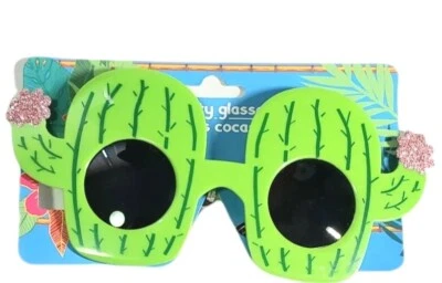 Gafas de sol extra grandes para cactus novedad con flores fiesta suroeste Foto 1 de 4