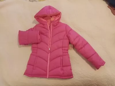NWT Girls Short Winter Puffer Size 10-12  - Image 1 of 4