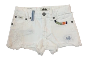 Polo Ralph Lauren Girl Short Jeans White - Picture 1 of 3