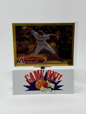 2012 Topps Update Baseball Brad Ziegler Gold Sparkle Card #US176 - Image 1 of 2