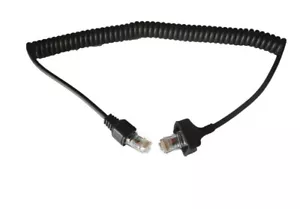 KMC-30 Microphone Cable 6-pin for Kenwood TK-740 TK-750 TK-752 TK-759 TK-760 - Picture 1 of 3