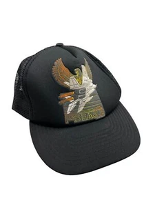 Cappello da baseball vintage F-15 Eagle Fighter Jet Plane 1987 Eagle Trucker berretto Snapbac - Foto 1 di 6