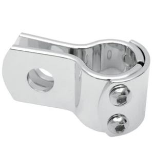 Drag Specialties Motorcycle 7/8" Three-Piece Frame Clamp Chrome - Bild 1 von 1