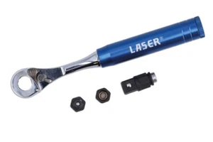 3-in-1 Mini Ratchet Spanner Interchangeable Drives 90 Teeth 1/4''D & 3/8''D - Picture 1 of 9