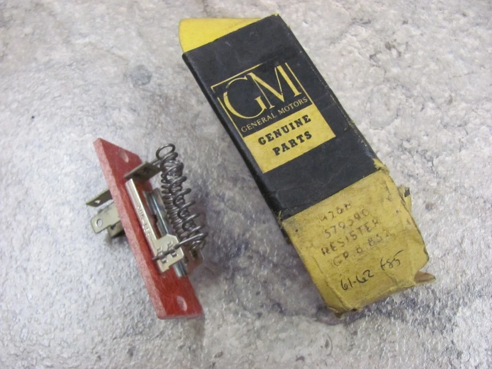 NOS 61 62 Oldsmobile Olds F85 Calentador Soplador Resistencia GM 579590 1961 1962 Foto 1 de 1