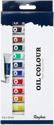 Rayher 38918000 Set Colori ad Olio, per Artista, 12 Colori, 2,6 x 1,05 x 0, si3x - Immagine 1 di 4