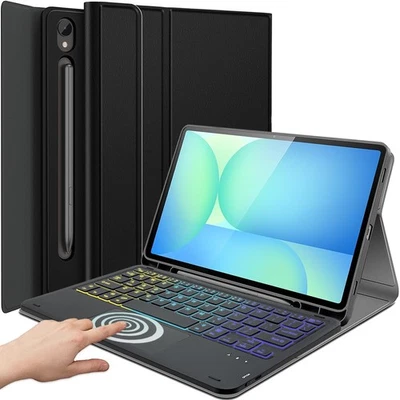 Backlit Touchpad Keyboard Case for Samsung Galaxy Tab S10 Lite / S10 FE / S9 ... - Image 1 of 4