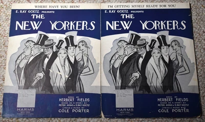 Cole Porter "THE NEW YORKERS" Jimmy Durante Ann Pennington 1930 Sheet Music (2) - Image 1 of 2