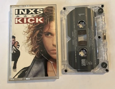 INXS - Kick (Cassette Tape 1987 Atlantic Records) Vintage Free Shipping Foto 1 de 2
