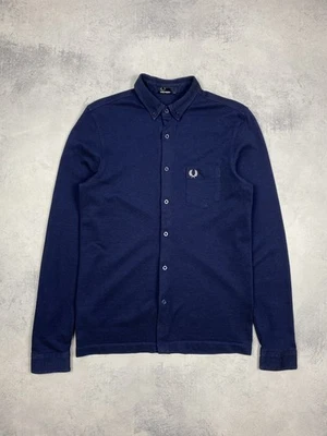 Fred Perry Long Sleeve Blue Shirt Button Up Casual Streetwear Men’s Size  Medium - Image 1 of 4