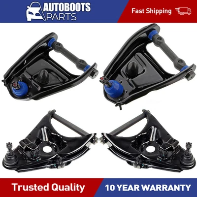 Control Arm&Ball Joint 4 pcs Front Lower Upper fits 1979-1986 GMC C P 2500 3500 - Image 1 of 4