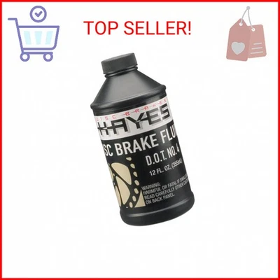 Líquido de frenos hidráulico Hayes DOT-4, botella de 12 oz Foto 1 de 2