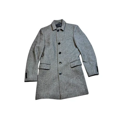 Abrigo chaqueta abrigo elegante Express mezcla de lana para mujer talla XS espiga tweed Foto 1 de 4