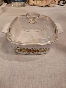 Cazuela vintage rara Corningware LE ROMARIN A-1 1/2 -B con tapa 1 1/2 cuarto - Imagen 1 de 12