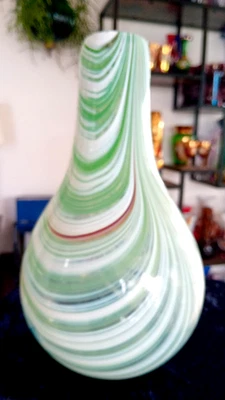 Große Glas Vase - MURANO - dekoratives Designerobjekt - Höhe 27 cm - - Bild 1 von 4