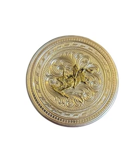 Montana Silversmiths Schnupftabakdose Deckel Bull Rider Western Cowboy Tabakdose Top - Bild 1 von 5