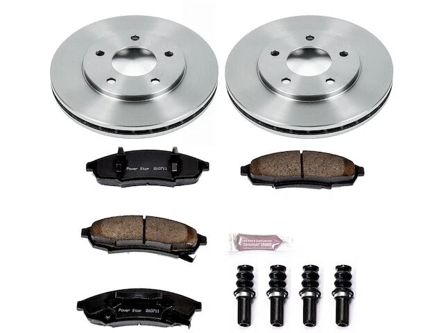 Front Brake Pad and Rotor Kit 63VFJS25 for Lumina Monte Carlo 1990 1991 1992 - Image 1 of 1