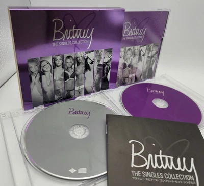 BRITNEY SPEARS The Singles Collection Japan CD+DVD SICP 2460-1 w/Slipcase 2009 Foto 1 de 4