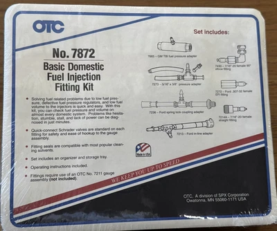 Kit de montaje de inyección de combustible doméstico OTC 7872 hecho en EE. UU. Foto 1 de 4