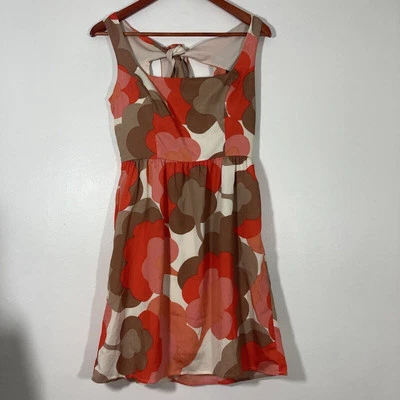 Vestido JUDITH March Talla Pequeña Naranja Marrón Para Mujer Sin Mangas Línea A Cremallera Foto 1 de 4