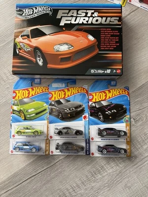Hot Wheels HNT21 Fast & Furious Cars - Pack of 10 - Image 1 of 3