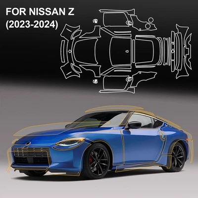For Nissan Z 2023-2024 Full Car PreCut Paint Protection Film Gloss Clear PPF TPU - Image 1 of 4