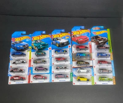 Hot Wheels Honda Lote De 22 Civic EF/EG/EK9/Tipo R/CR-X, Edición Roja EK9/Zamac EF Foto 1 de 4