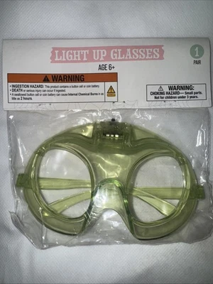 Green Alien Light Up Glasses 2024 Target Bullseye Costume Halloween NEW - Image 1 of 2