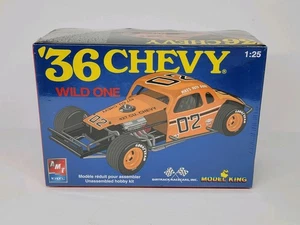 New AMT 1936 Chevy Wild One Dirt Track Model Kit #21374P 1/25 Factory Sealed - Picture 1 of 6