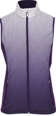 SUN MOUNTAIN WOMEN'S GRADIENT VEST ACAI WHITE SMALL GOLF OUTDOOR NEW NWT - Изображение 1 из 4