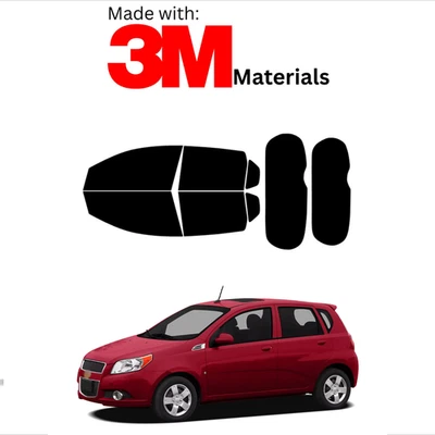 Precut Window Tint For Chevrolet Aveo Hatch 09-11 Stable Ceramic Made With 3M - Image 1 of 4