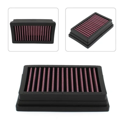 Limpiador de admisión de filtro de aire rojo de alto flujo para BMW R1200RS R1200RT R nine T 14-20 Foto 1 de 4