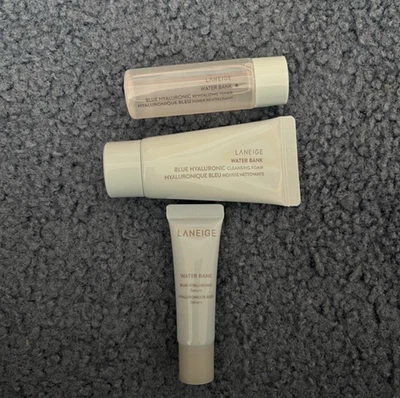 3 LANEIGE Water Bank Blue Hyaluronic Hydration Travel Set - Image 1 of 2