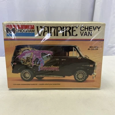 ULTRA RARE MONOGRAM "VANPIRE" Chevy VAN model kit Factory Sealed - Image 1 of 4