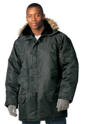 Chaqueta Militar N3-B N3B Snorkel Parka Piel Capucha XS-3XL Clima Extremo Frío Nueva con Etiquetas Foto 1 de 4