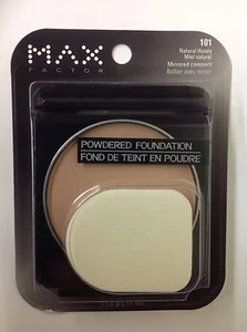 MAX FACTOR  POWDERED MIRRORED COMPACT NATURAL HONEY #101 NEW. - Picture 1 of 3