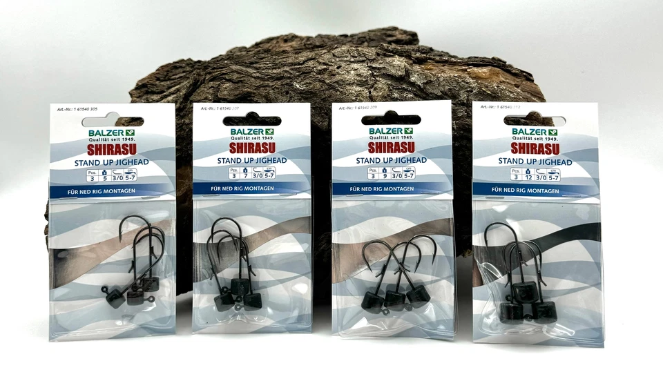 Balzer Shirasu Stand Up Jighead Gr. 3/0 5g 7g 9g 12g Ned Rig Montage Stand-Up