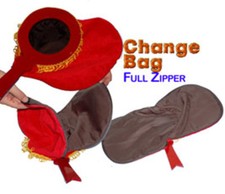 Change Bag - Full Zipper From Side To Side - Make Objects Change, Vanish, Appear