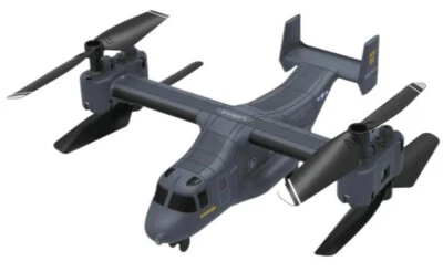 SYMA 2.4G 4CH Remote Control RC V-22 Osprey Model Military Helicopter Plane Toys - Image 1 of 4